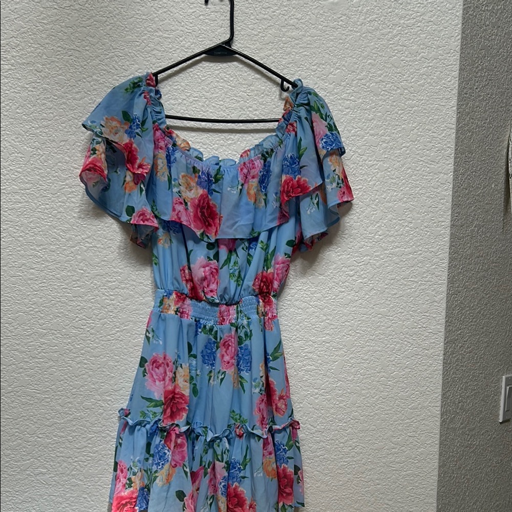 Floral Off-Shoulder romper